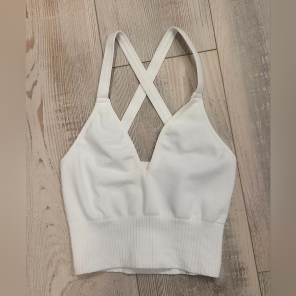 FP Movement Good Karma Fitted Criss- Cross Back Crop Tank - Picture 6 of 9